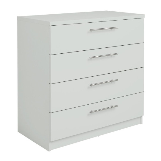 Brisbane 4 Drawer Chest – Grey ( B Grade )