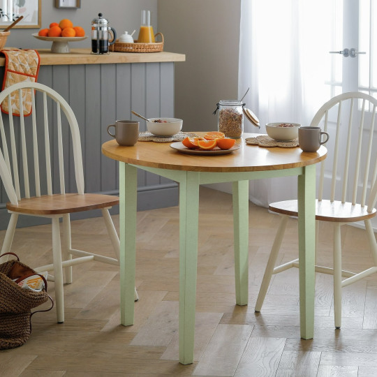 Home Chicago Wooden 4 Seater Dinning Table - Sage | Compact 4 seater table
