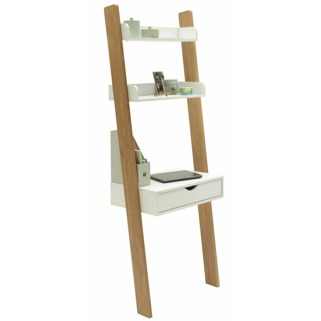 Home Ladder Office Desk - White