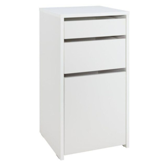 Pepper 2 Drawer Cabinet - White