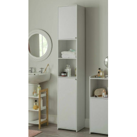 Home Prime Tallboy - White | Tall Storage Cabinet for Bathroom Bedroom Organizer Home Prime Tallboy - White | Tall Storage Cabinet for Bathroom Bedroom Organizer