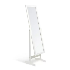 Full Length Wooden Cheval Mirror - White | Standing Bedroom Dressing Mirror Full Length Wooden Cheval Mirror - White | Standing Bedroom Dressing Mirror