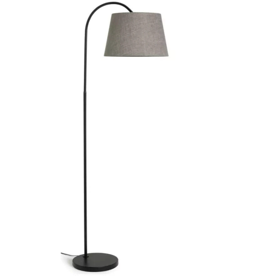 Habitat Arc Floor Lamp - Matte Black & Grey | Modern Standing Light Living Room