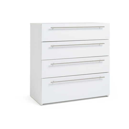 Atlas 4 Drawer Chest - White