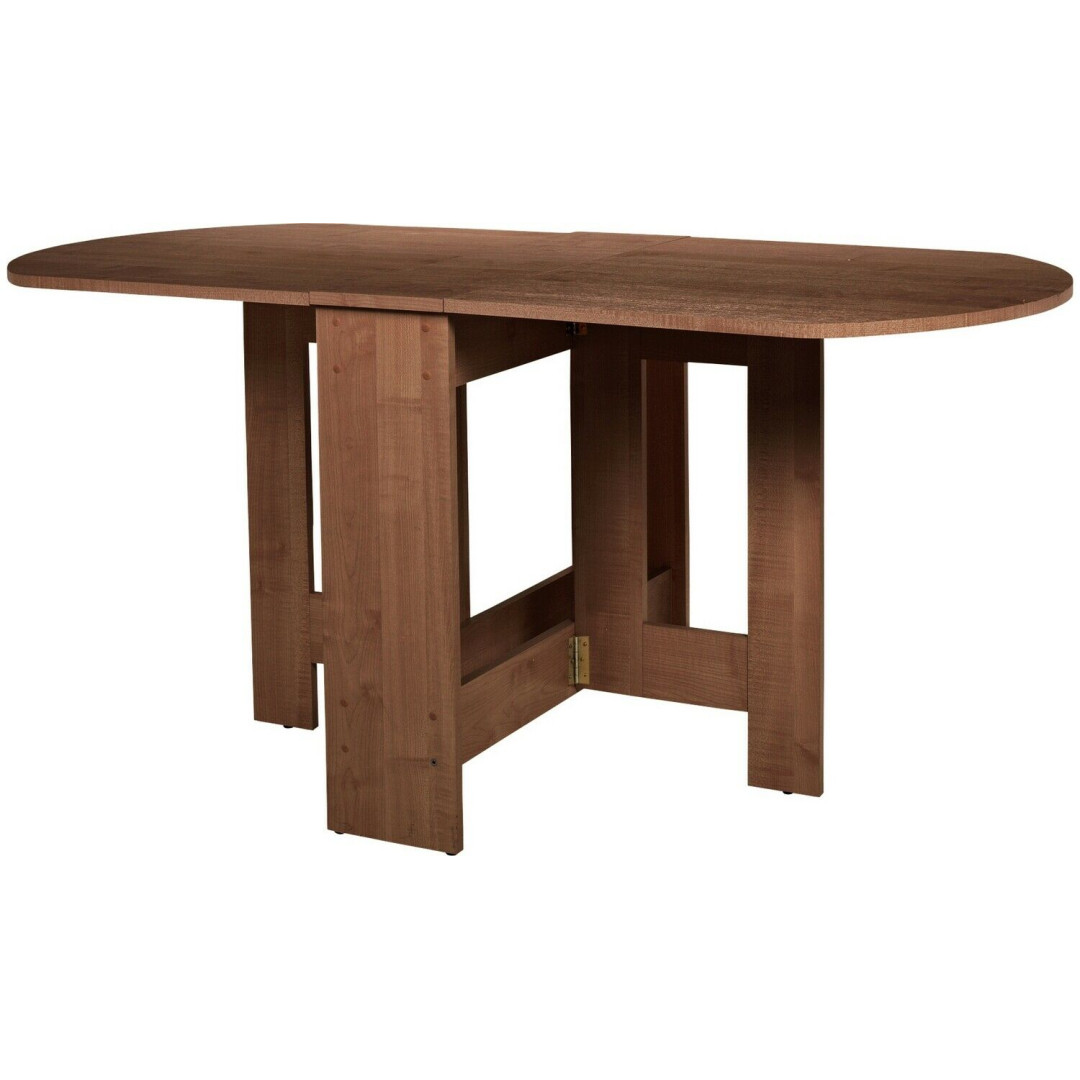 Home Extending 4 - 6 Seater Table - Walnut Effect
