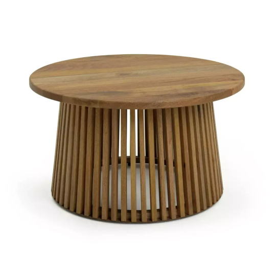 Jericho Round Coffee Table - Walnut