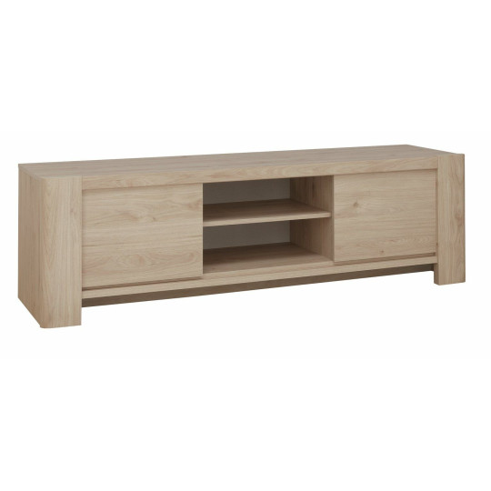 Portland 2 Door TV Unit - Oak