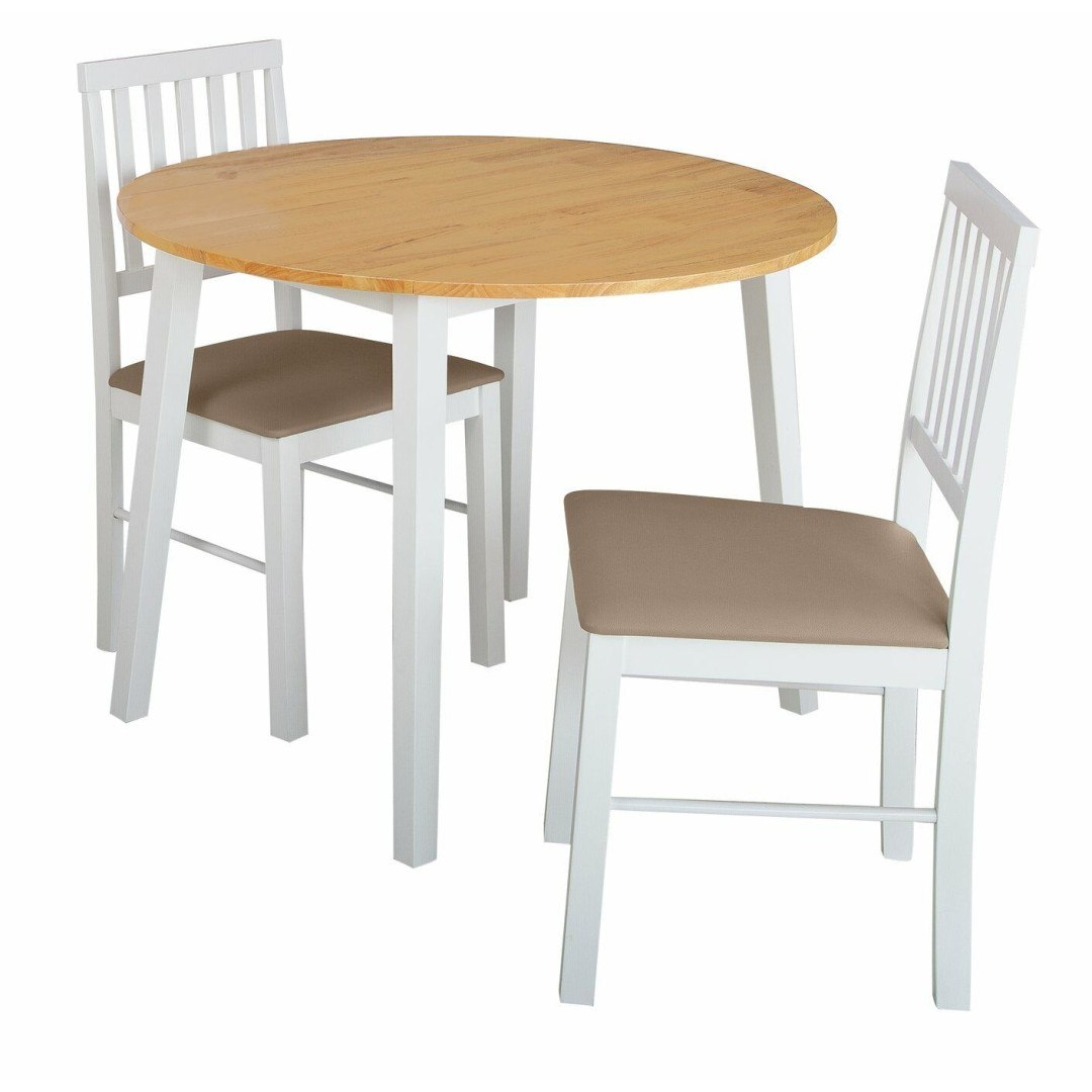 Kendal Solid Wood Extending Table Two Tone ( TABLE ONLY)