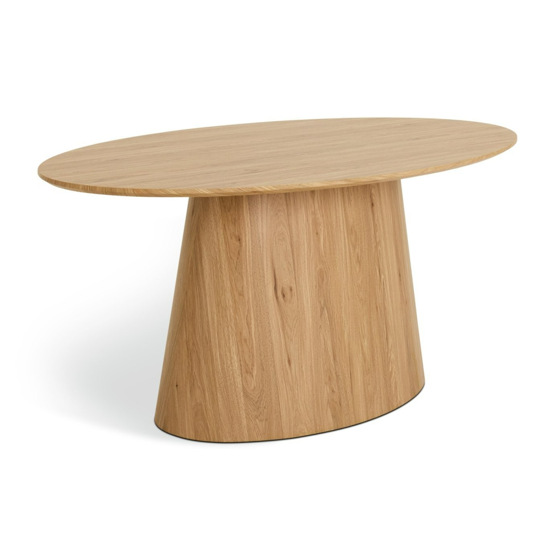 Pierce 8 Seater Dining Table - Natural | Pedestal Style Dining Table Pierce 8 Seater Dining Table - Natural | Pedestal Style Dining Table