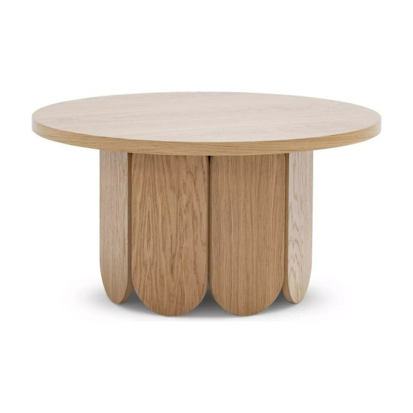 Flora Round Coffee Table - Oak