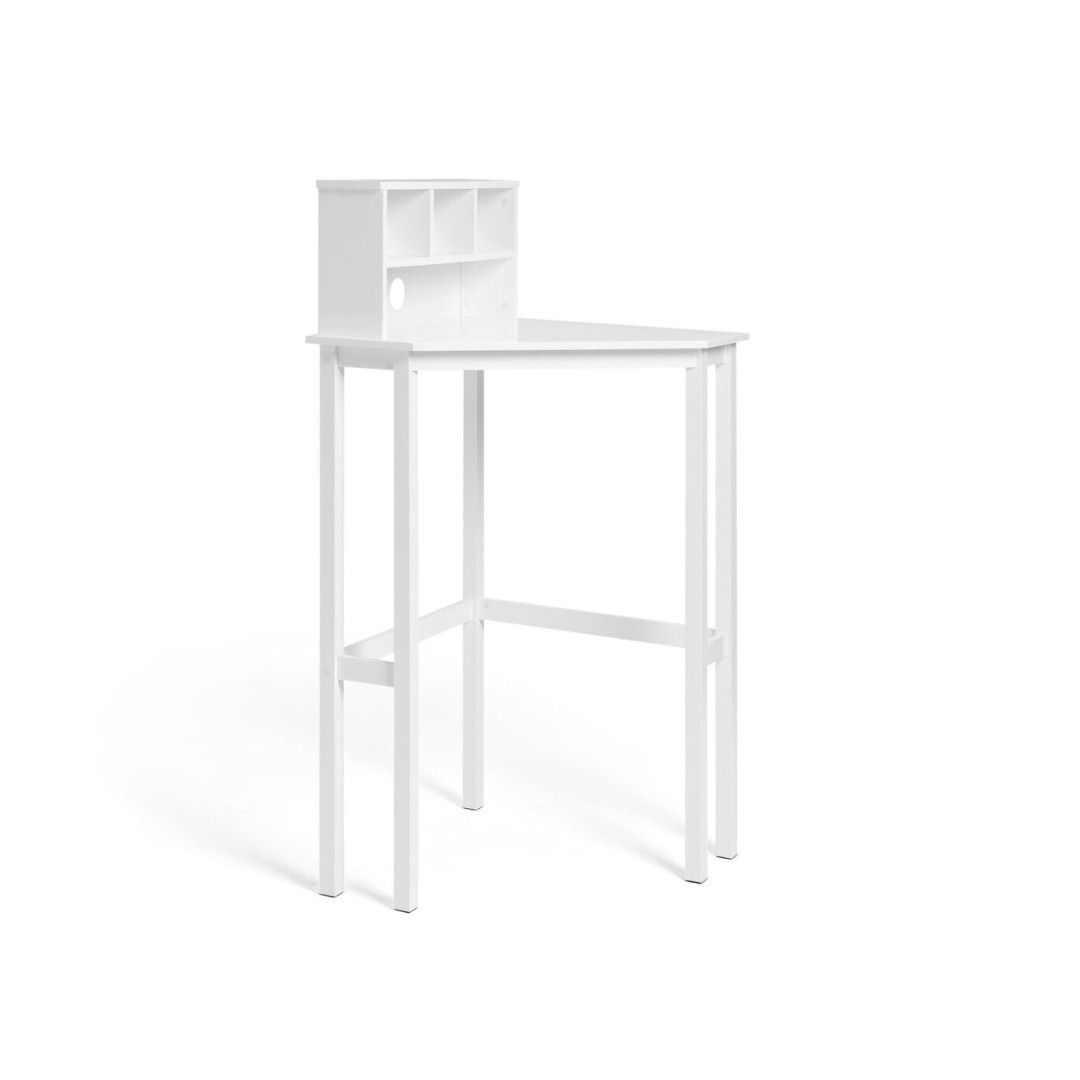 Jolene Corner Standing Desk - White
