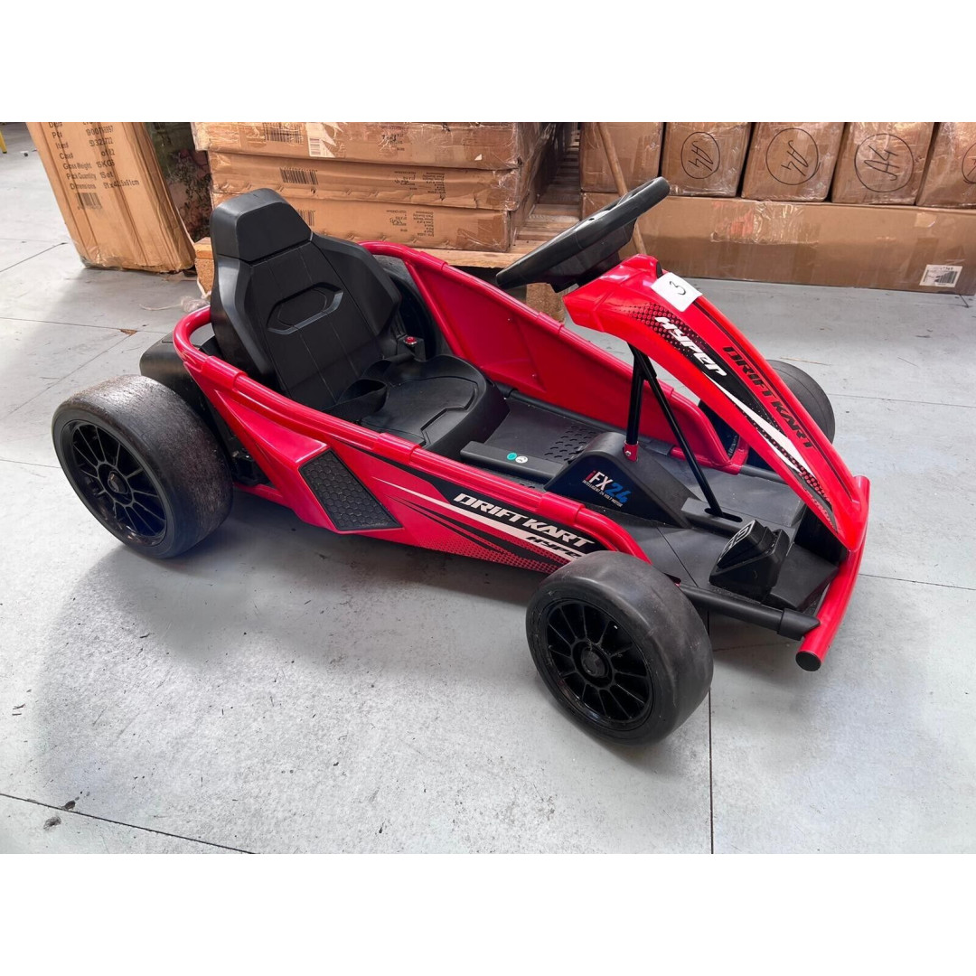 Hyper Drift Go Kart 24V Electric Ride On - Red    (3)