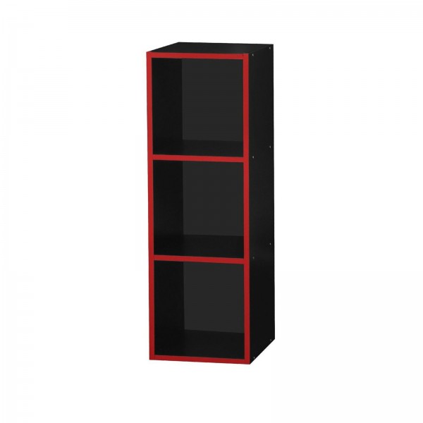 Lloyd Pascal Virtuoso 3 Cube Storage with Red Edging