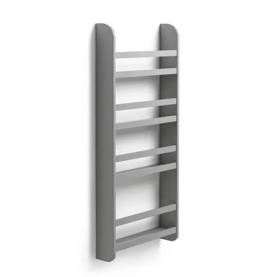 Kids Scandinavia Wall Mounted Bookcase - Grey