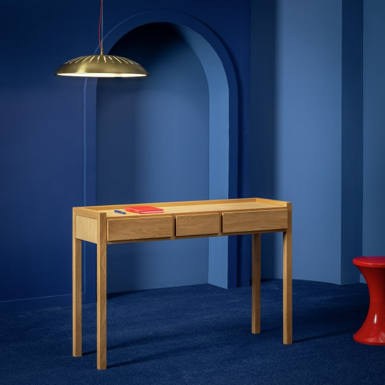 60 Hana Dressing and Console Table - Oak | Timeless Design Vanity Station