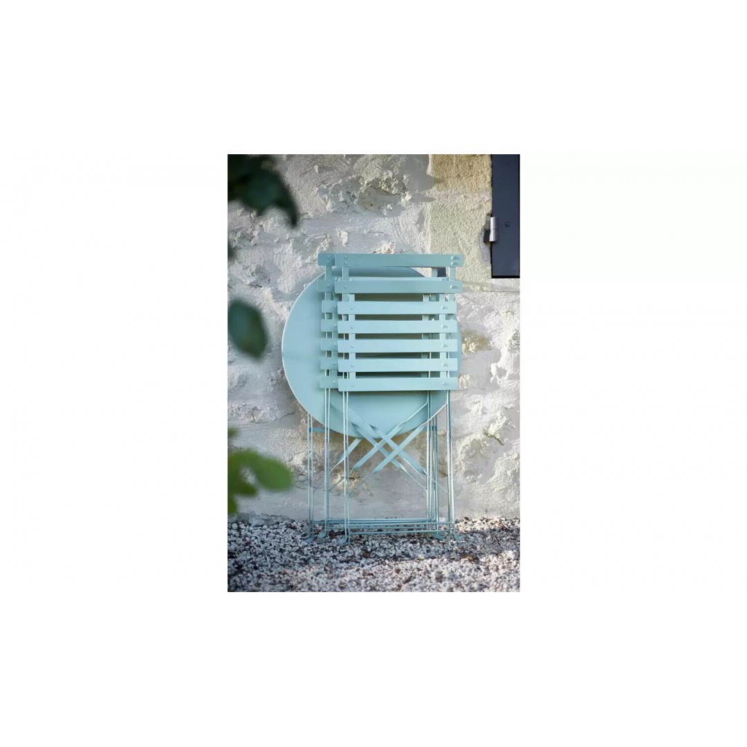 eve folding 2 seater metal bistro set