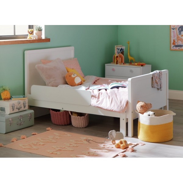 Bloom Extendable Toddler Bed - White