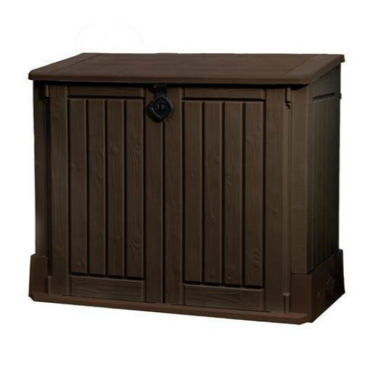 Keter Store It Out Midi 880L Garden Storage Box- Brown