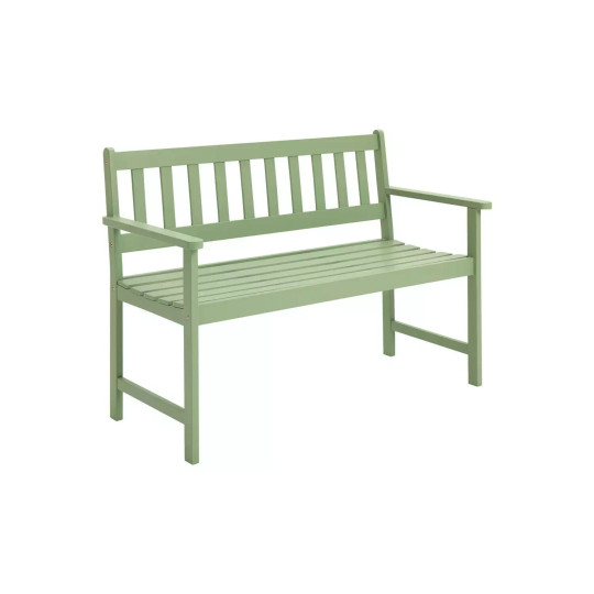 Newbury 2 Seater Wooden Garden Bench - Green