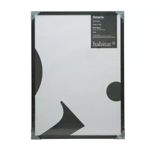 Ontario Matte Finish Picture Frame - Black - 50x70cm