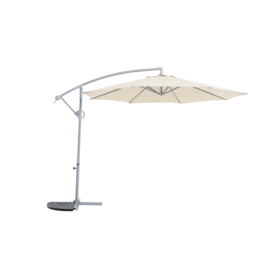 3m Overhanging Garden Parasol - Cream (B Grade 14201)