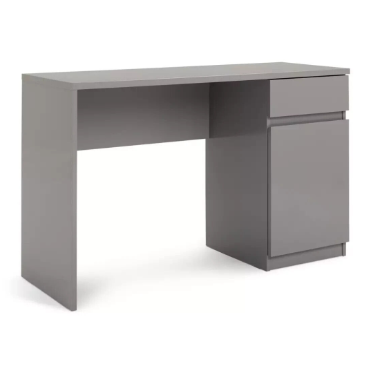 Jenson 1 Drawer Office Desk - Grey