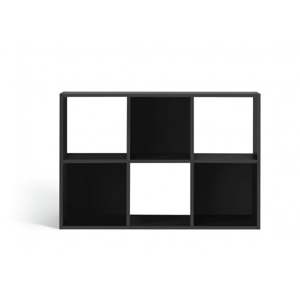 Squares 6 Cube Storage Unit - Black