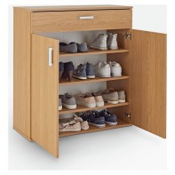 Venetia Shoe Storage Cabinet - Oak Effect