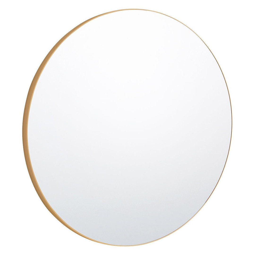 Patsy Extra Large Round Gold Wall Mirror