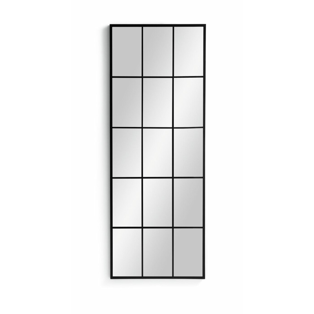 Full Length Window Mirror - Black - 140x60cm