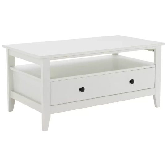 Minato 1 Drawer Coffee Table - White