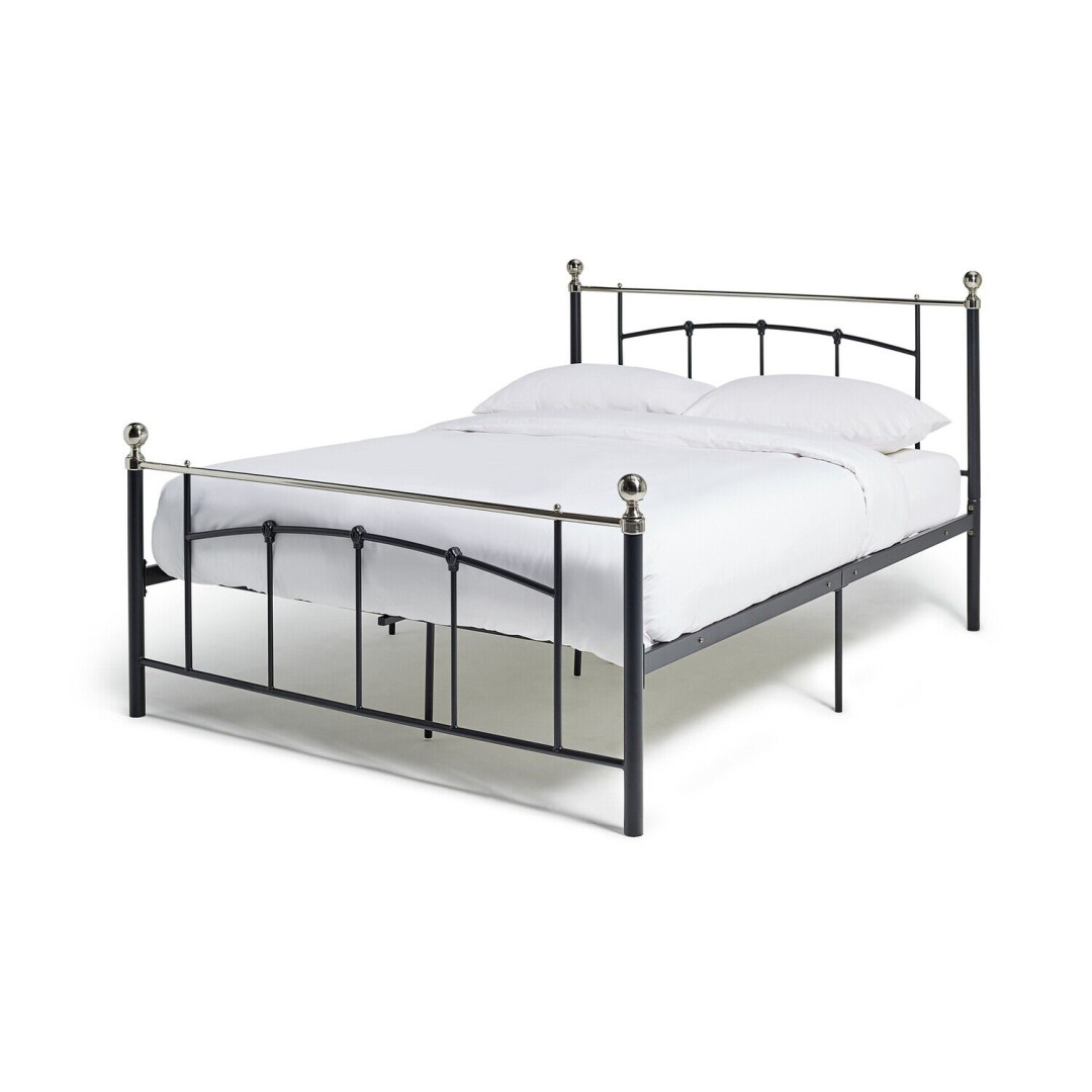Yani Small Double Metal Bed Frame - Black