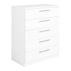 Home Brisbane 5 Drawer Chest White | Modern Storage Cabinet Dresser Furniture Home Brisbane 5 Drawer Chest White | Modern Storage Cabinet Dresser Furniture