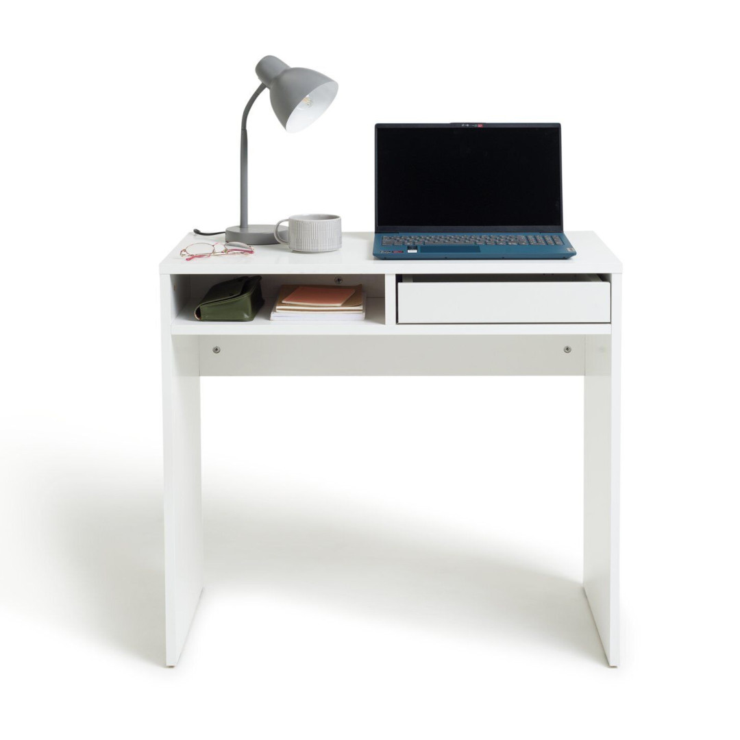 Pepper 1 Drawer Desk - White