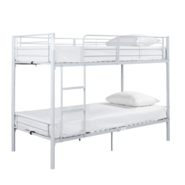 Home Mason Take Home Today Metal Bunk Bed White | Sturdy Space Saving Bed Kids