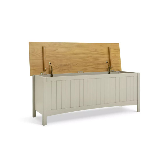 Bournemouth Storage Bench - Light Grey ( B Grade 36672 - 36670 )