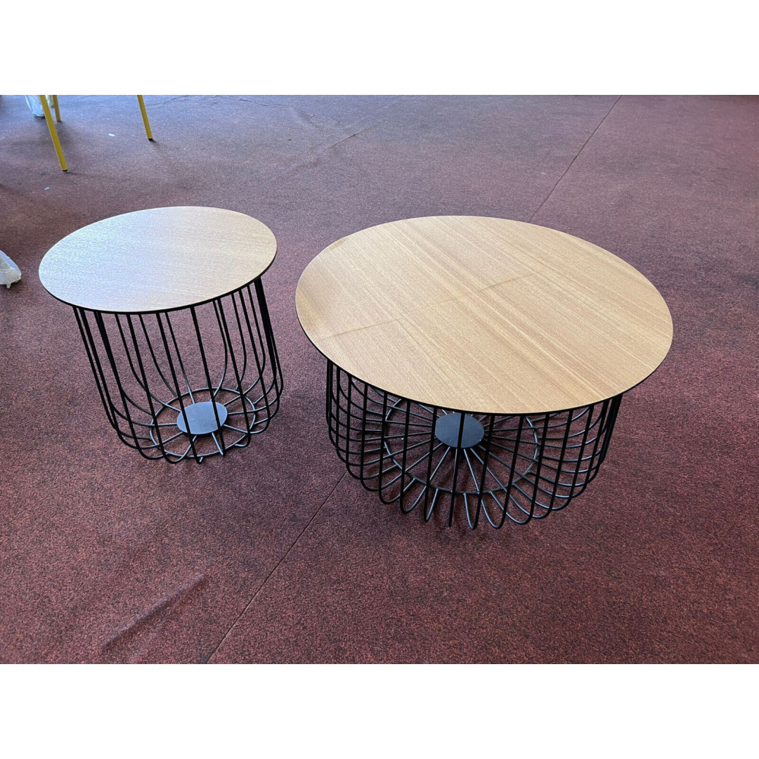 Wire Frame Bird Cage Coffee and Side Tables  SAS