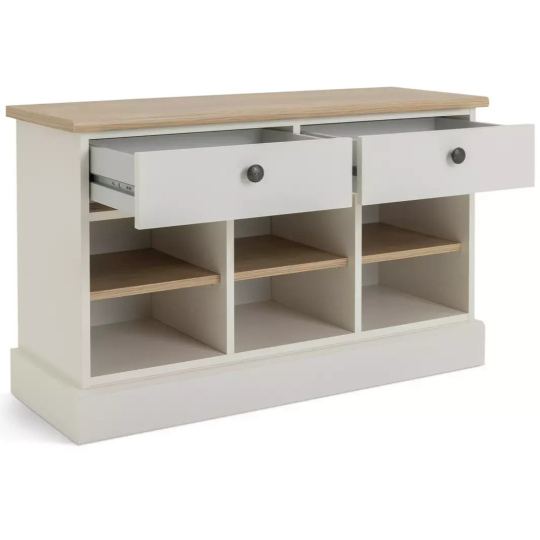 Home Winchester Shoe Storage Bench - Cream (B Grade)