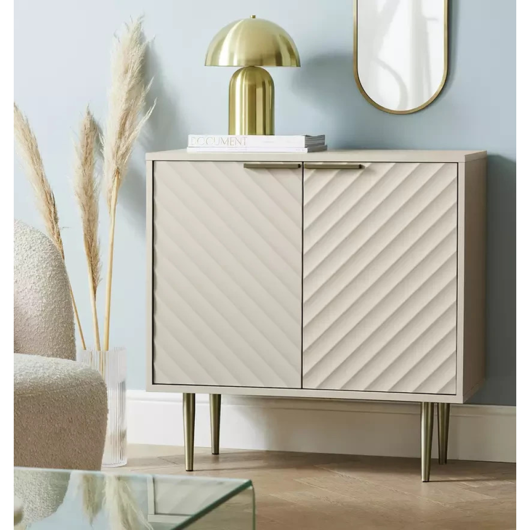 Oti 2 Door Sideboard - Champagne (B Grade) Oti 2 Door Sideboard - Champagne (B Grade)