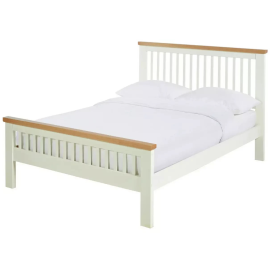 Home Aubrey Double Wooden Bed Frame - Two Tone (B Grade) Home Aubrey Double Wooden Bed Frame - Two Tone (B Grade)