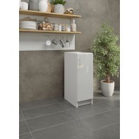Kitchen Base Unit 300mm Storage Cabinet & Doors 30cm - White Gloss (No Worktop)