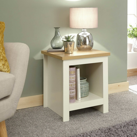 GFW Lancaster Side Table - Cream
