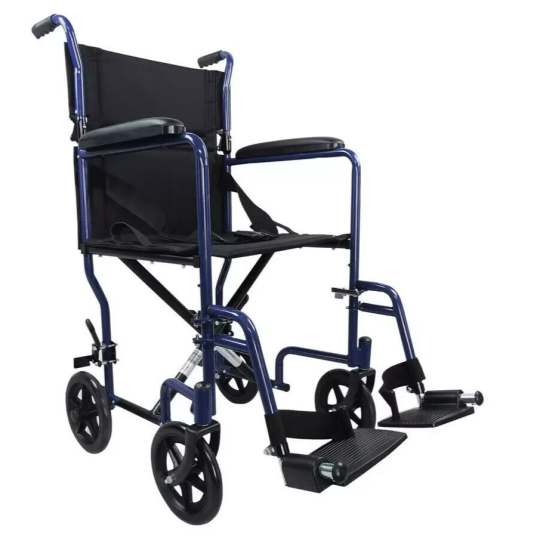 Aidapt Steel Compact Blue Transit Chair