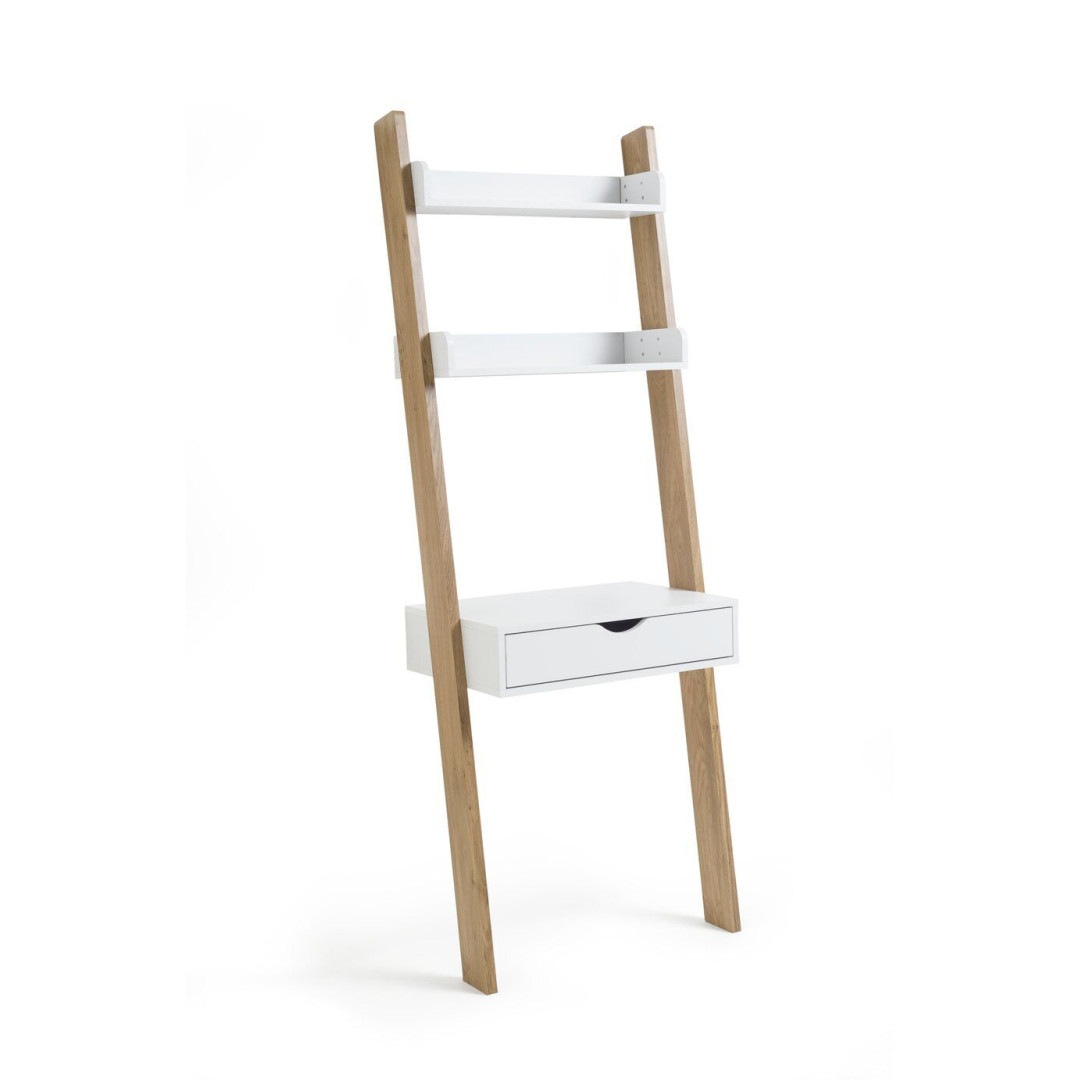 Ladder Office Desk - White