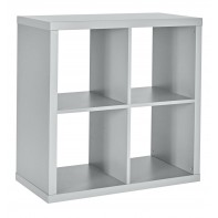 Squares Plus 4 Cube Storage Unit - Grey