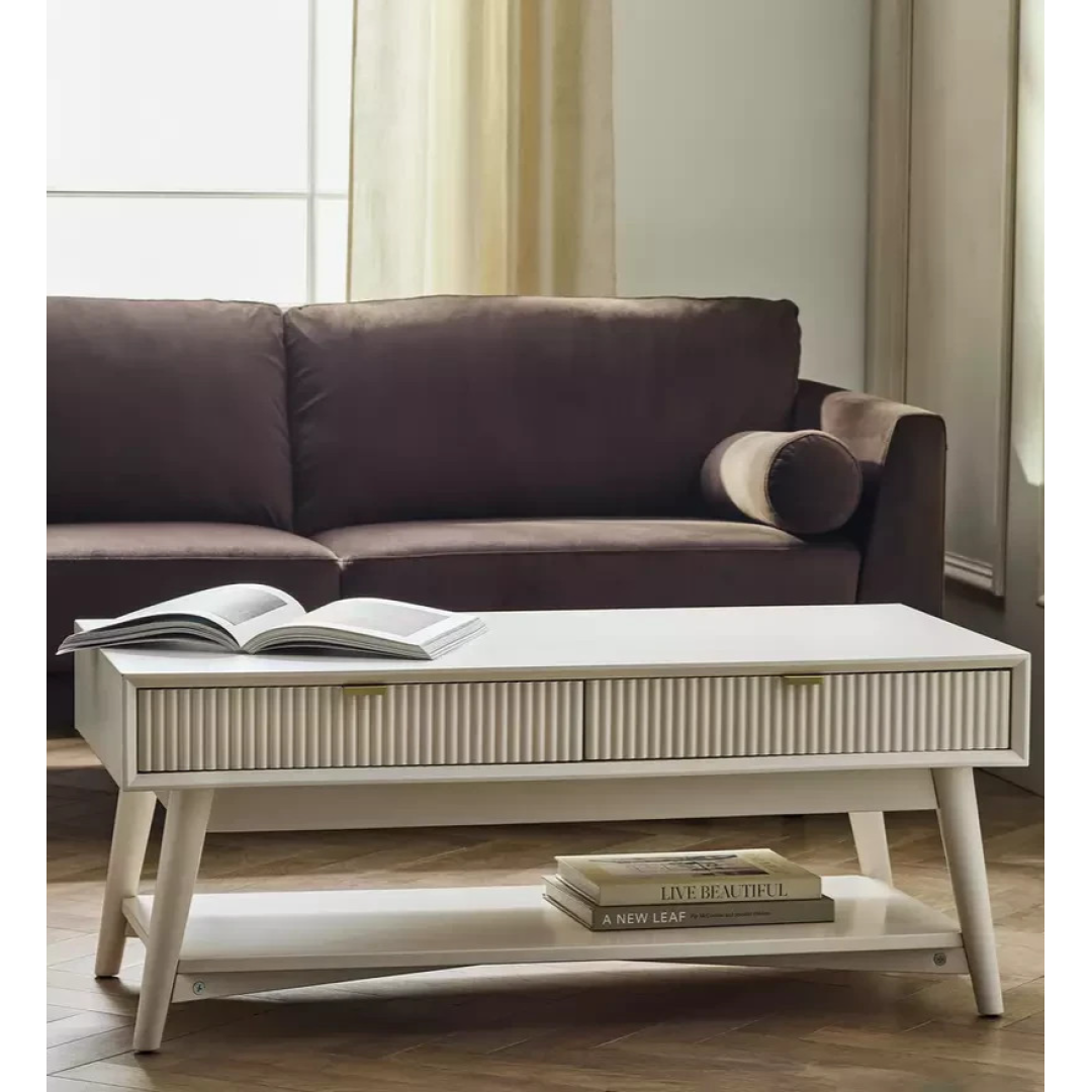 Roland Coffee Table - Cream (B GRADE) Roland Coffee Table - Cream (B GRADE)