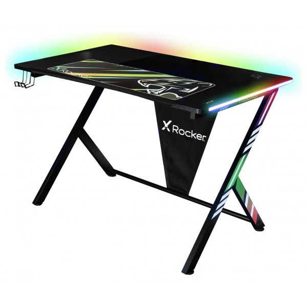 X Rocker Arteon RGB App Controlled LED Gaming Desk ( B Grade 11219 )