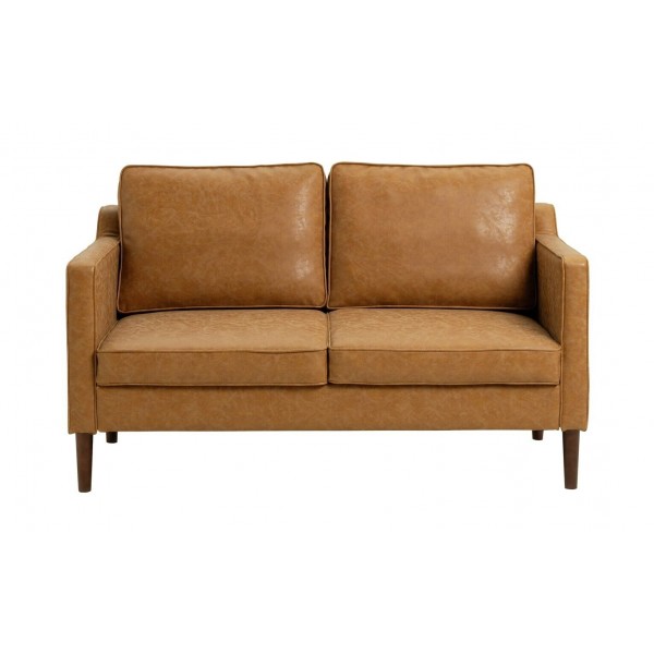 Knox Leather 2 Seater Sofa - Tan