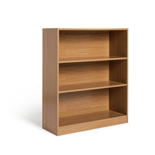 Maine Short Bookcase - Oak Effect