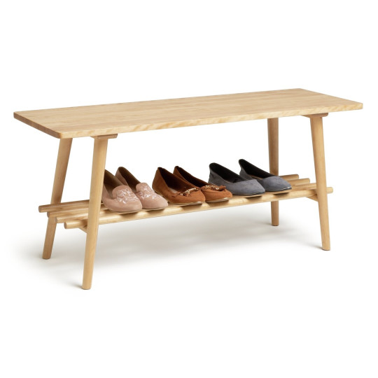 Habitat Swen 1 Shelf Shoe Bench - Oak